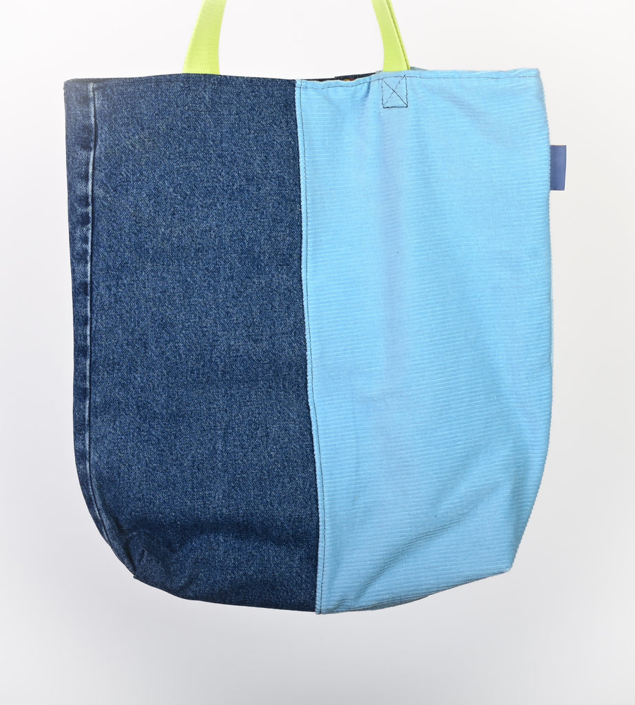 Extra Tote - Denim + Corduroy