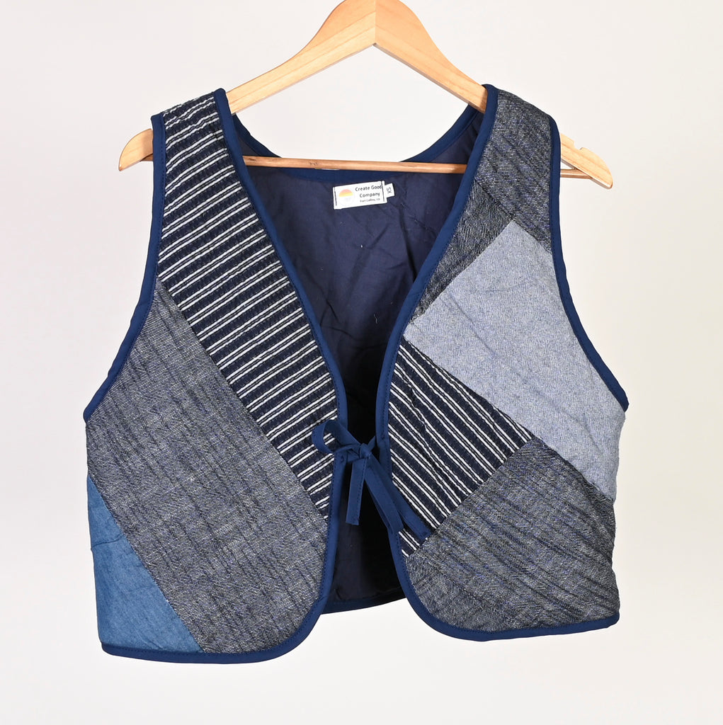 Tie-Up Vest-X Small