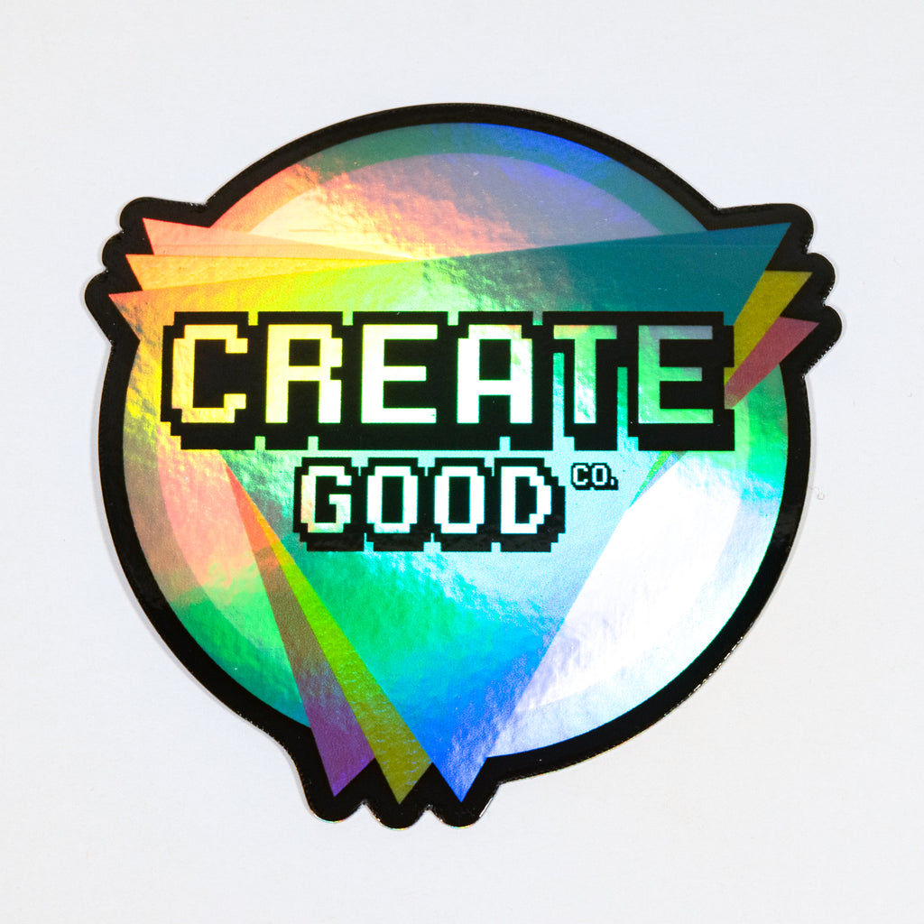 80s Hologram Create Good Sticker