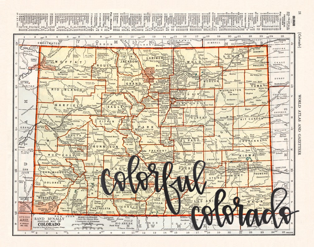Printed Maps | Sustainable Wall Decor | Create Good Company | Create ...